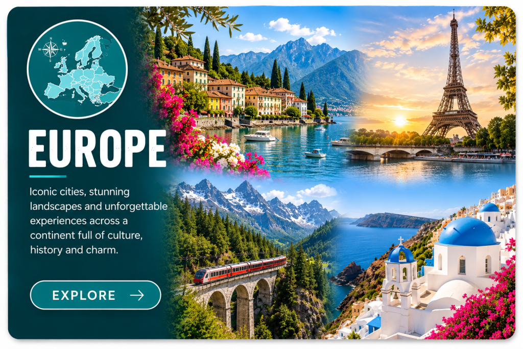Europe tile